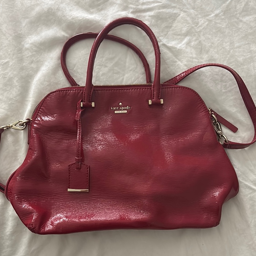 Kate Spade Red Leather Handbag